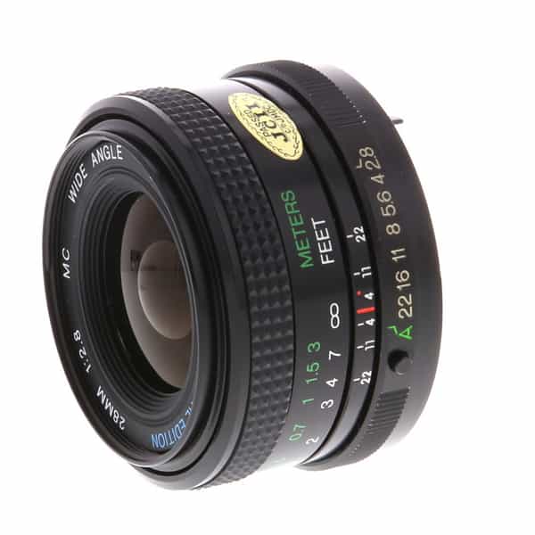 Vivitar 28mm F/2.8 MC Close Focus Manual Focus Lens For Pentax K