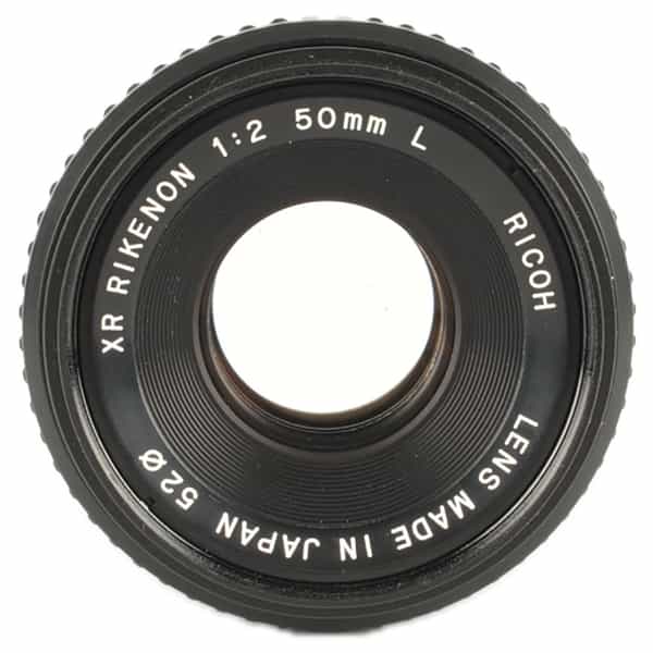 Ricoh 50mm F/2 Rikenon XR L Manual Focus Lens For Pentax K Mount {52}