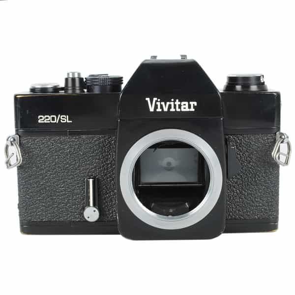 Vivitar 220/SL M42 Mount 35mm Camera Body, Black