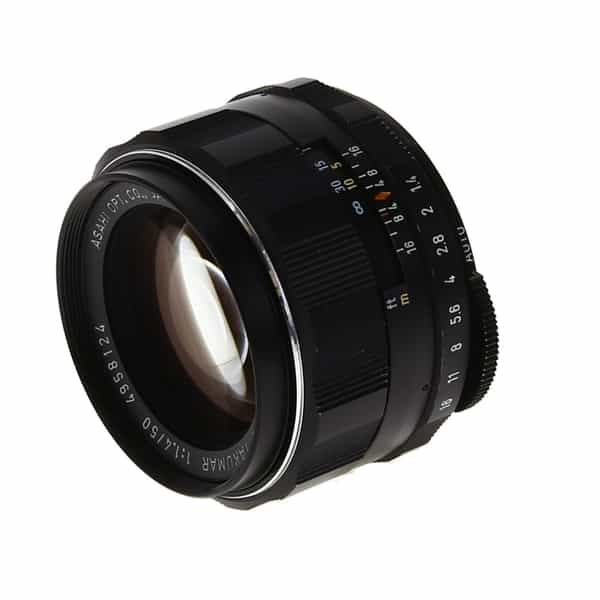 Pentax 50mm F/1.4 SMC Takumar M42 Screw Mount Manual Focus Lens