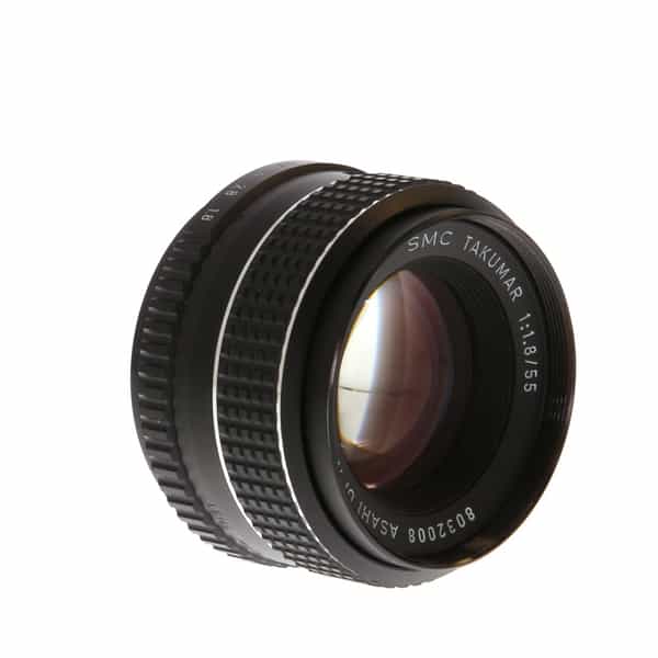 Pentax 55mm f/1.8 SMC Takumar Manual Focus Lens for M42 Screw