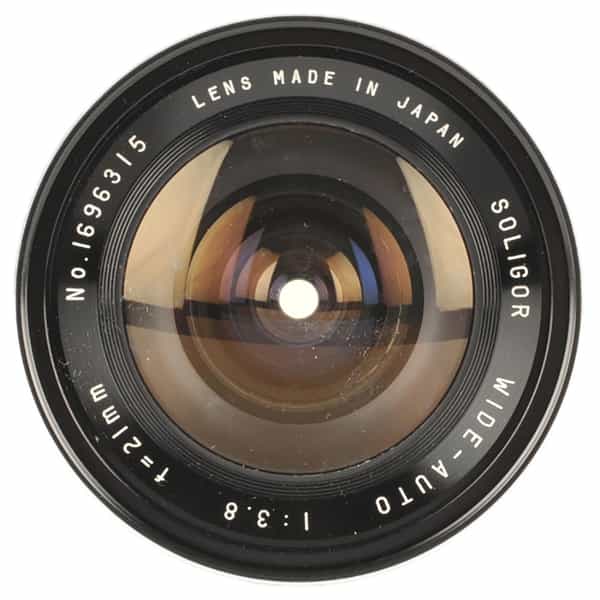 Soligor 21mm F/3.8 Auto T-4 Mount M42 Screw Mount Manual Focus Lens {72} 
