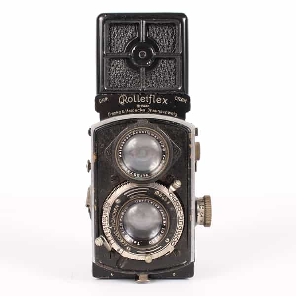 Rollei Baby Rolleiflex 4X4 F2.8 Compur-Rapid Medium Format TLR Camera, Black 