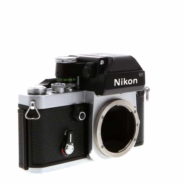 Nikon F2 Photomic 35mm Camera Body, Chrome - Light Meter Inoperative - EX