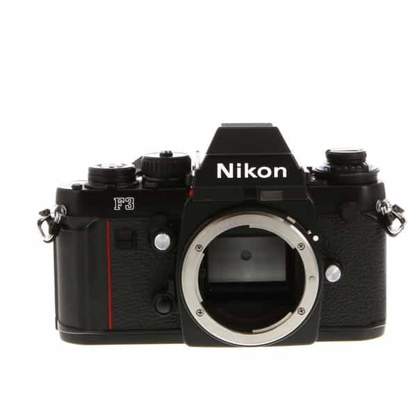 Nikon F3 35mm Camera Body, Black with DE-2 Prism Finder - EX+