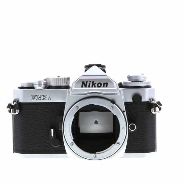 Nikon FM3A 35mm Camera Body, Chrome - Used 35mm Film Cameras