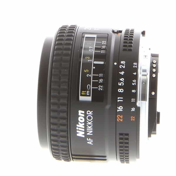 Nikon AF NIKKOR 28mm f/2.8 D Autofocus Lens {52} - With Caps - EX