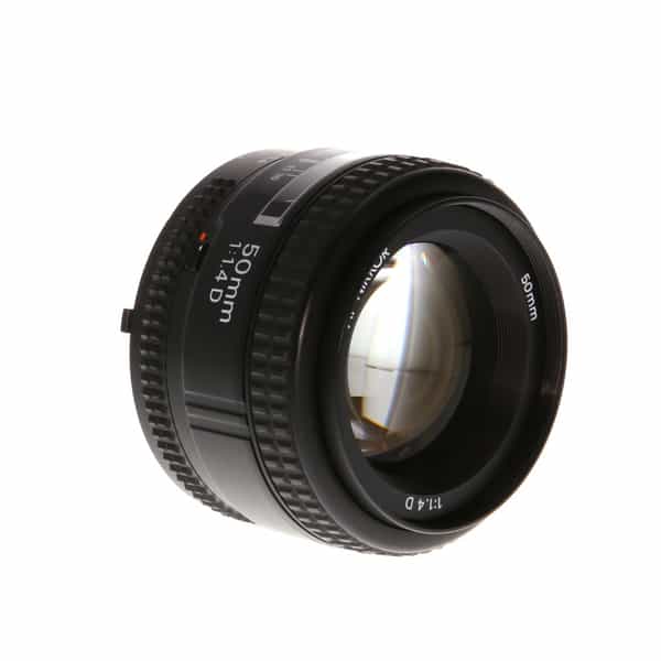 Nikon AF NIKKOR 50mm f/1.4 D Autofocus Lens {52} - With Caps - EX