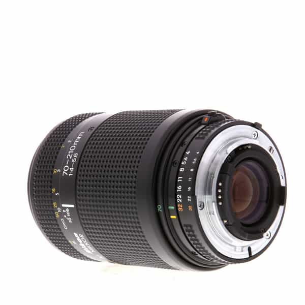 Nikon AF NIKKOR 70-210mm f/4-5.6 Macro Autofocus Lens {62} - With Caps - AI