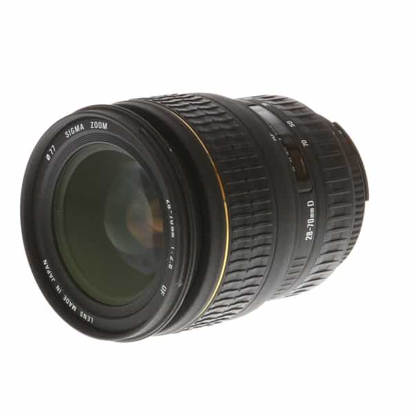 Sigma 28-70mm F/2.8 D DF EX Aspherical Autofocus Lens For Nikon {77} - With  Case, Caps and Hood - EX+