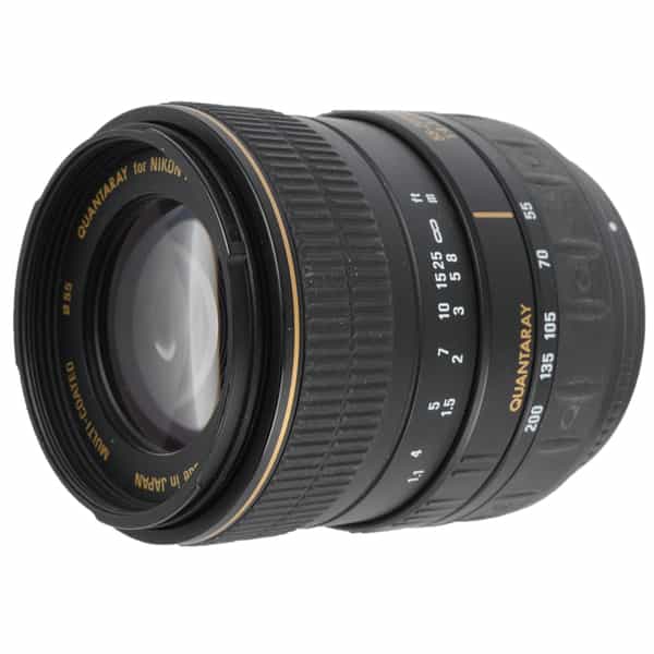 Quantaray 55-200mm F/4-5.6 QD Autofocus Lens For Nikon {55}