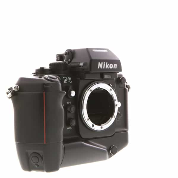 Nikon F4S (F4 with MB-21 High Speed Battery Pack) 35mm Camera Body (Uses 6x  AA, or 6x NiCd) - LCD Display Bleed - EX