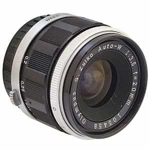 Olympus 20mm f/3.5 G. Zuiko Auto-W FT Lens for Olympus PEN Film