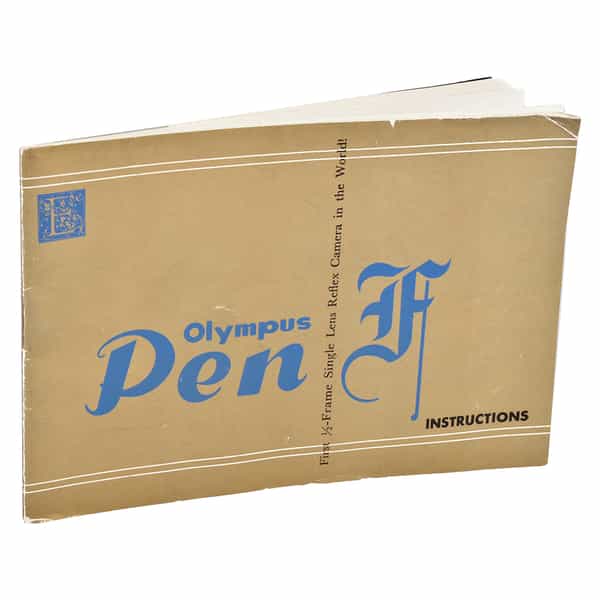 Olympus PEN F Instructions