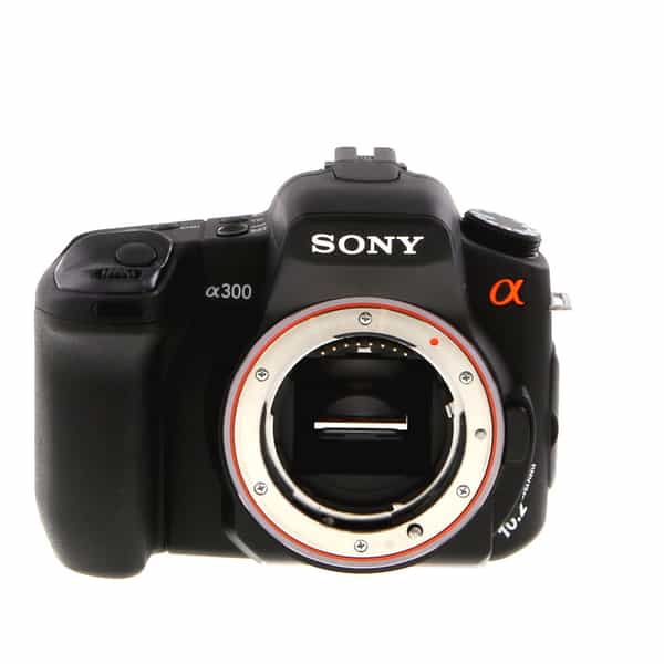 Sony Alpha a300 DSLR Camera Body, Black {10.2MP} - With Battery and Charger  - EX