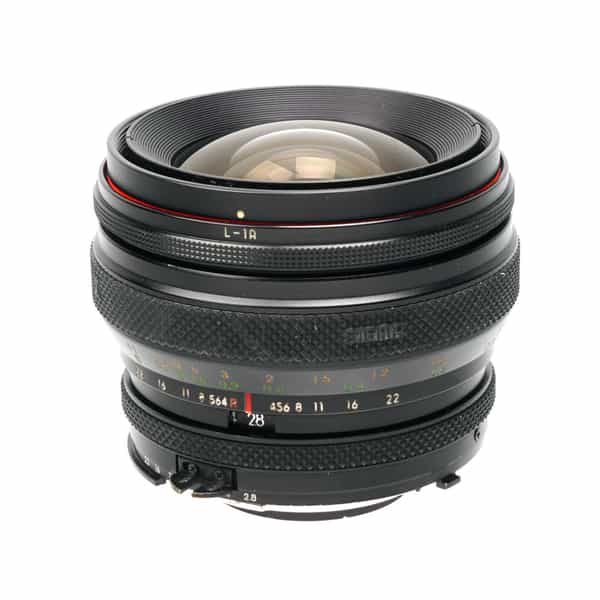 Sigma 18mm f/2.8 Wide Angle AI Lens for Nikon F {77} with Built-In Filters LB-180, O-56, Y-48, L-1A