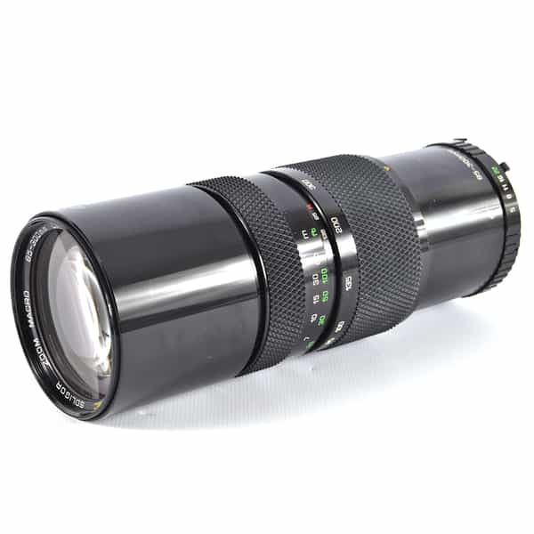 Soligor 85-300mm F/5 CD Macro 2-Touch Manual Focus Lens For Minolta MD Mount {62}