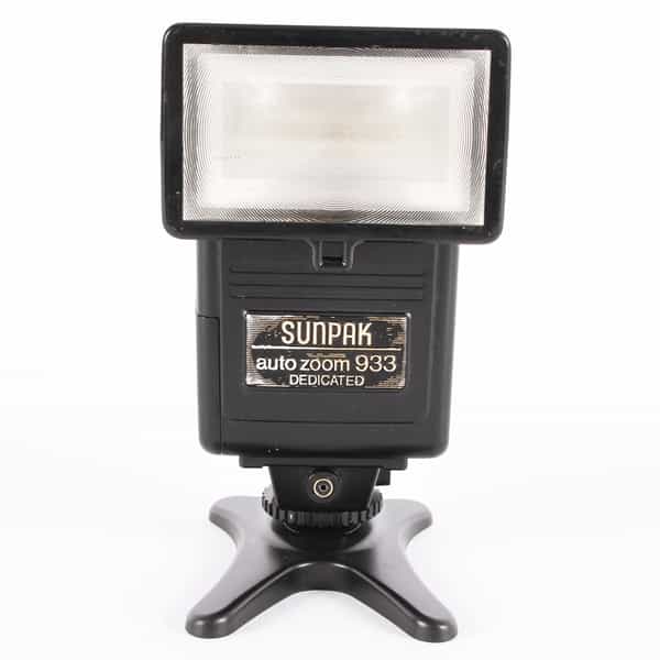Sunpak 933 Autozoom Flash For Minolta Manual Focus [GN56] {Bounce, Swivel, Zoom}
