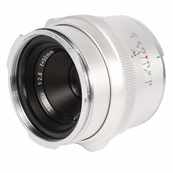 Zeiss 50mm F/2.8 Tessar Chrome Lens For Contarex {B56} 
