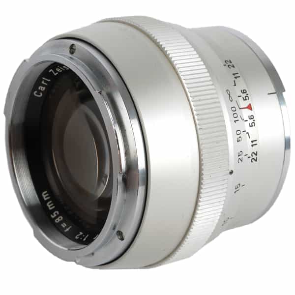 Zeiss 85mm F/2 Sonnar Chrome Lens For Contarex {B56} 