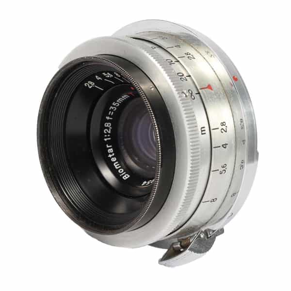 Zeiss Jena 35mm f/2.8 Biometar T Lens for Contax Rangefinder, Chrome {40.5} 