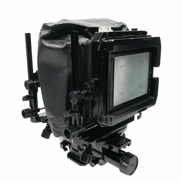 Toyo 4x5 G Monorail View Camera Body with Black 250mm Basic Rail, Bag Bellows