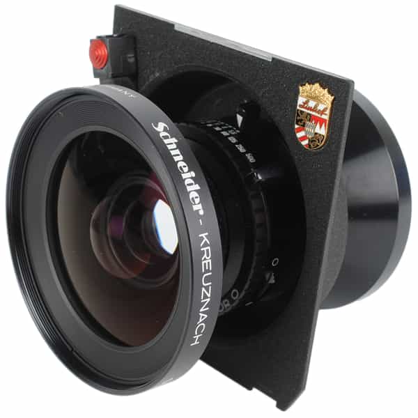 Schneider-Kreuznach 90mm f/5.6 Super-Angulon MC Linhof Compur B 4x5 Lens 