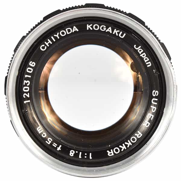 カメラ フィルムカメラ Minolta 5cm (50mm) f/1.8 Chiyoda Super Rokkor Kogaku Lens for M39 