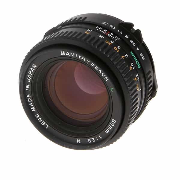 Mamiya Sekor C 80mm f/2.8 N Manual Focus Lens for 645 {58} - With Caps - EX+