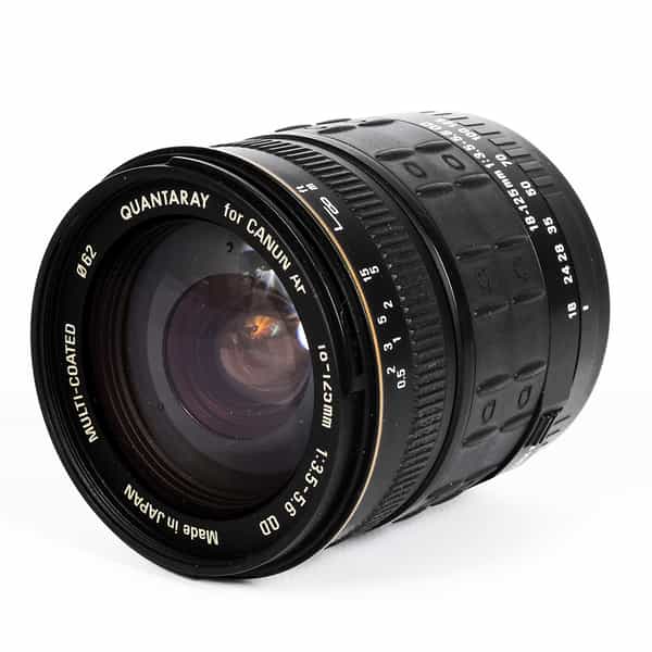Quantaray 18-125mm f/3.5-5.6 QD APS-C Lens for Canon EF-S Mount {62}