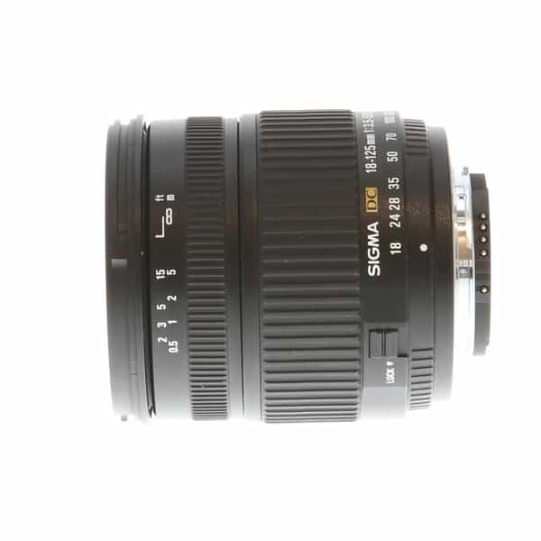 Sigma 18-125mm f/3.5-5.6 DC D AF (5-Pin) Lens for Nikon APS-C DSLR