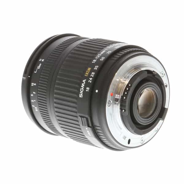hoofdstuk Succes Vaarwel Sigma 18-125mm f/3.5-5.6 DC D AF (5-Pin) Lens for Nikon APS-C DSLR {62} at  KEH Camera