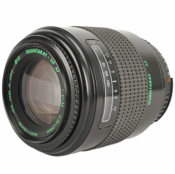 Quantaray 70-210mm F/4-5.6 Macro Autofocus Lens For Nikon {52}