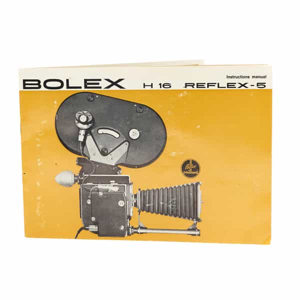 Bolex-Paillard H-16 Reflex 5 Instructions