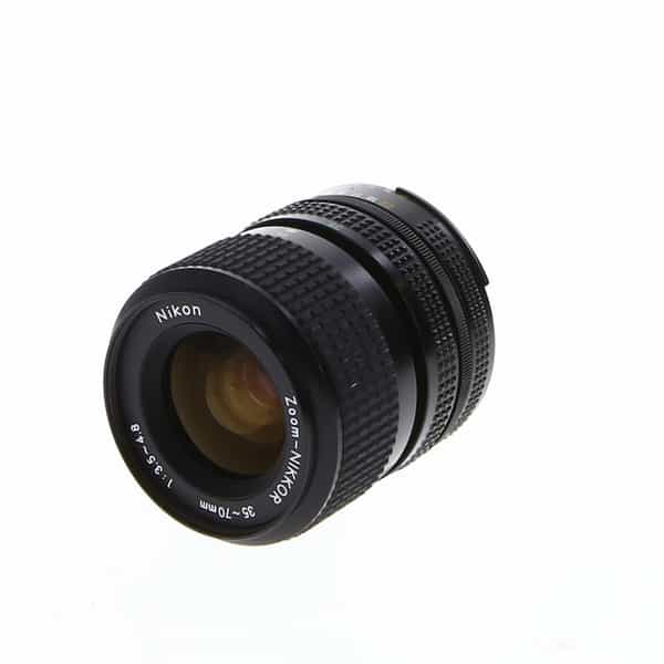 Nikon 35-70mm f/3.5-4.8 Zoom-NIKKOR Macro AIS 2-Touch Manual Lens {52} -  With Caps - EX