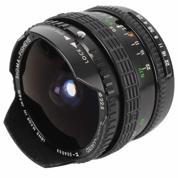 Sigma 16mm f/2.8 Fisheye Filtermatic Manual Focus Lens for Pentax K-Mount