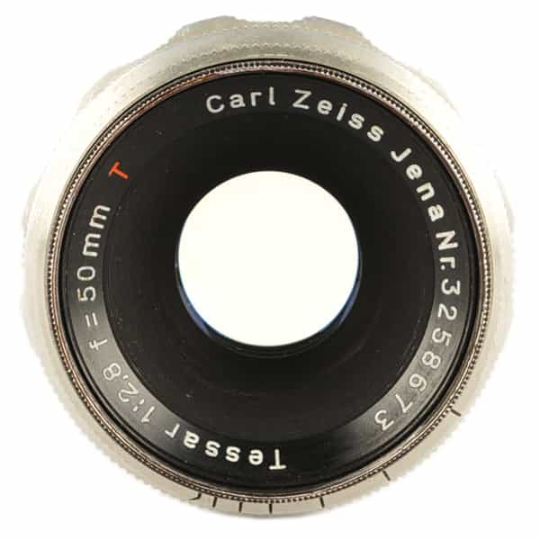 Zeiss Jena 50mm f/2.8 Tessar T Manual Aperture Lens for Exakta Mount, Chrome {40.5}