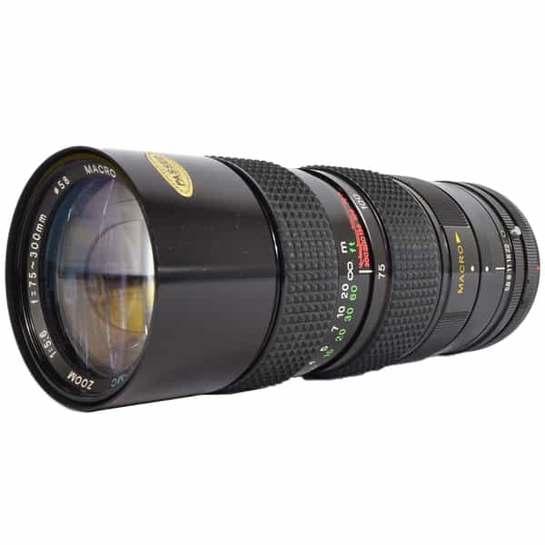 Miscellaneous Brand 75-300mm f/5.6 Macro Breach Lock Lens for Canon FD-Mount {58}