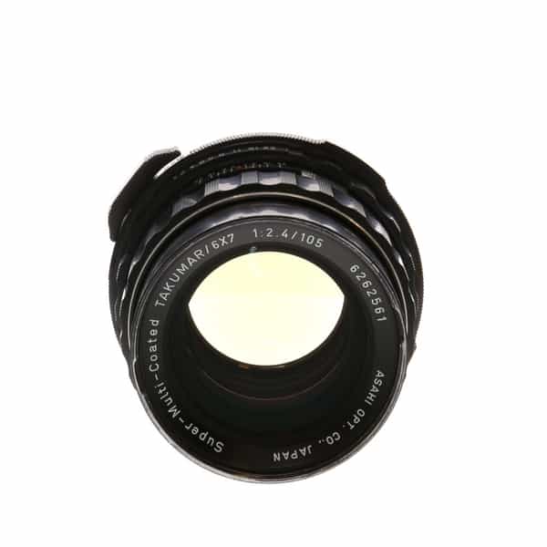 カメラ レンズ(単焦点) Pentax 105mm F/2.4 SMC Takumar Lens For Pentax 6X7 Series {67} - With Caps  - EX
