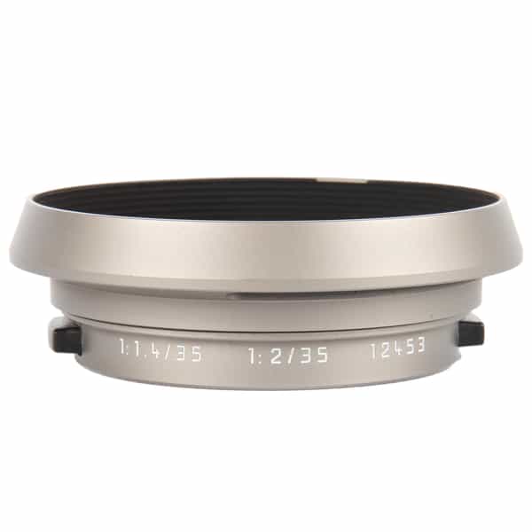 Leica Lens Hood, Vented for 35mm f/1.4, f/2 ASPH., Titanium (12453) 