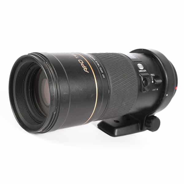 Minolta 200mm F/4 APO Tele Macro Alpha Mount Autofocus Lens {72}