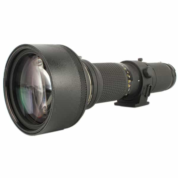 Nikon 600mm f/5.6 NIKKOR*ED IF AIS Manual Focus Lens {Gel Filter Holder} with Built-In Hood 