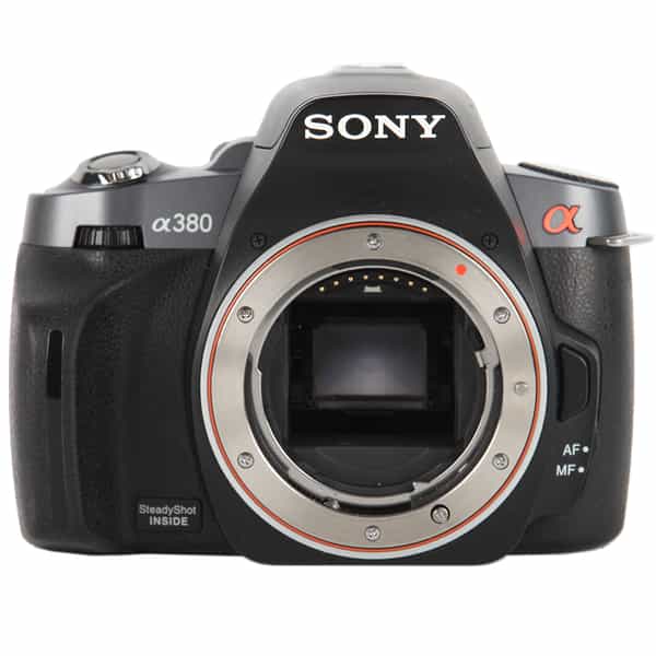 Sony Alpha a380 DSLR Camera Body, Black {14.2MP}
