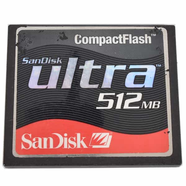 SanDisk 512MB Ultra Compact Flash [CF] Memory Card