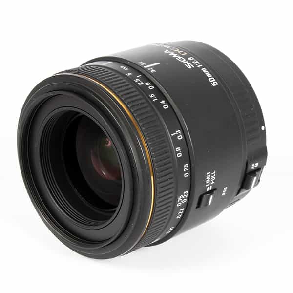 Sigma 50mm f/2.8 EX DG Macro Lens, Dedicated Only for Sigma SA Mount (please note: not Sony Alpha Mount){52}