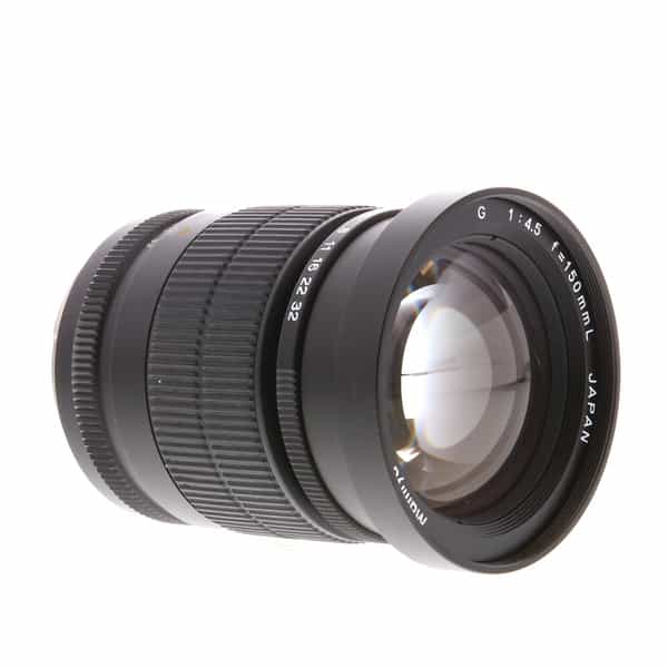 Mamiya 150mm F/4.5 G L Lens For Mamiya 6 {67} - With Caps - BGN