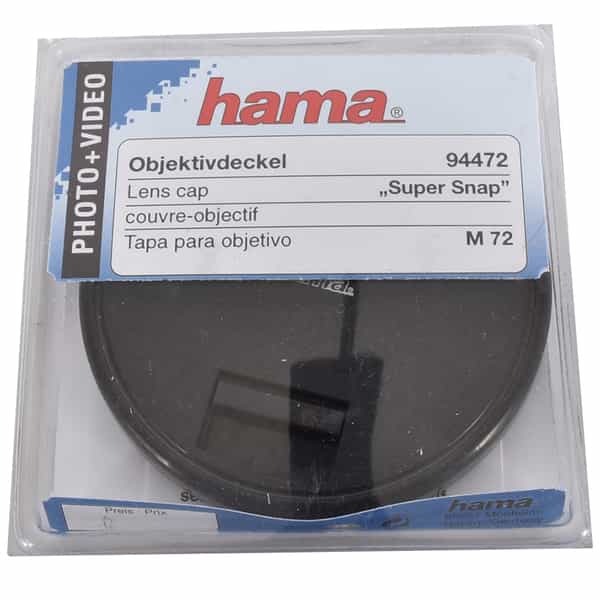 Hama 72mm Snap-On Inside Squeeze Front Lens Cap 