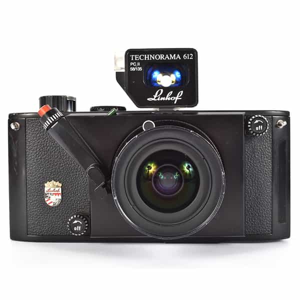 Linhof Technorama 612 PC II Panoramic Camera with 58mm f/5.6 Super-Angulon XL Lens, Finder, Center Filter