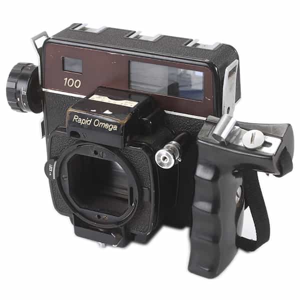 Omega Rapid Omega 100 Medium Format Camera, With 90mm f/3.5 Super Omegon Lens, 120 Back, Grip