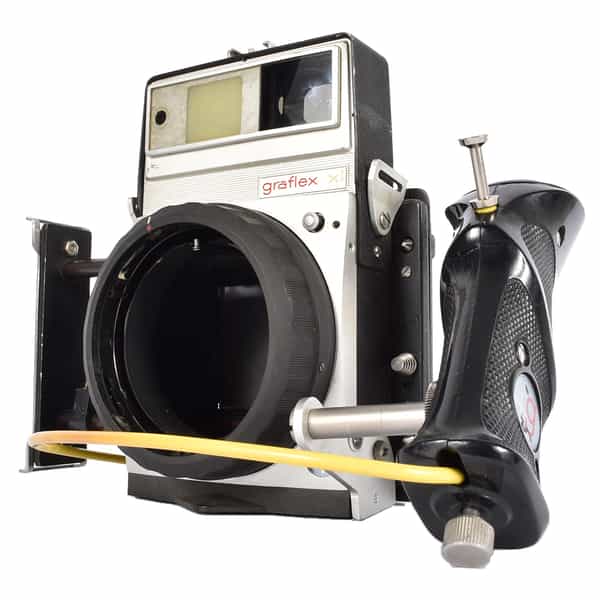 Graflex XL Rangefinder Medium Format Camera Body, Chrome with 